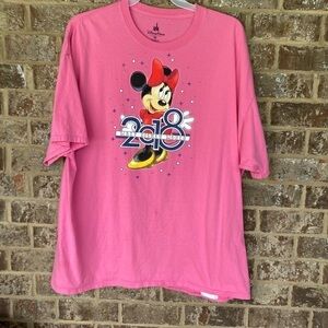 Walt Disney World 2018 Size 3X Tee Shirt Pink